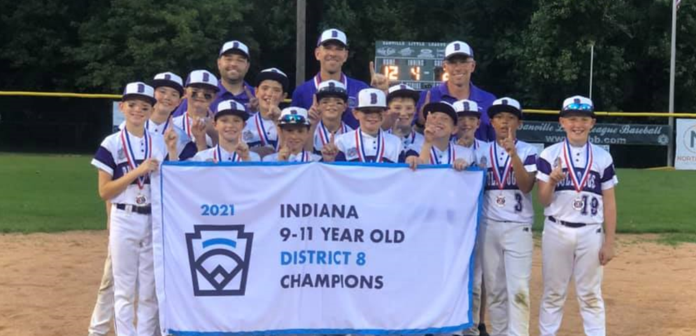 2021 9-11 Baseball District 8 Champions